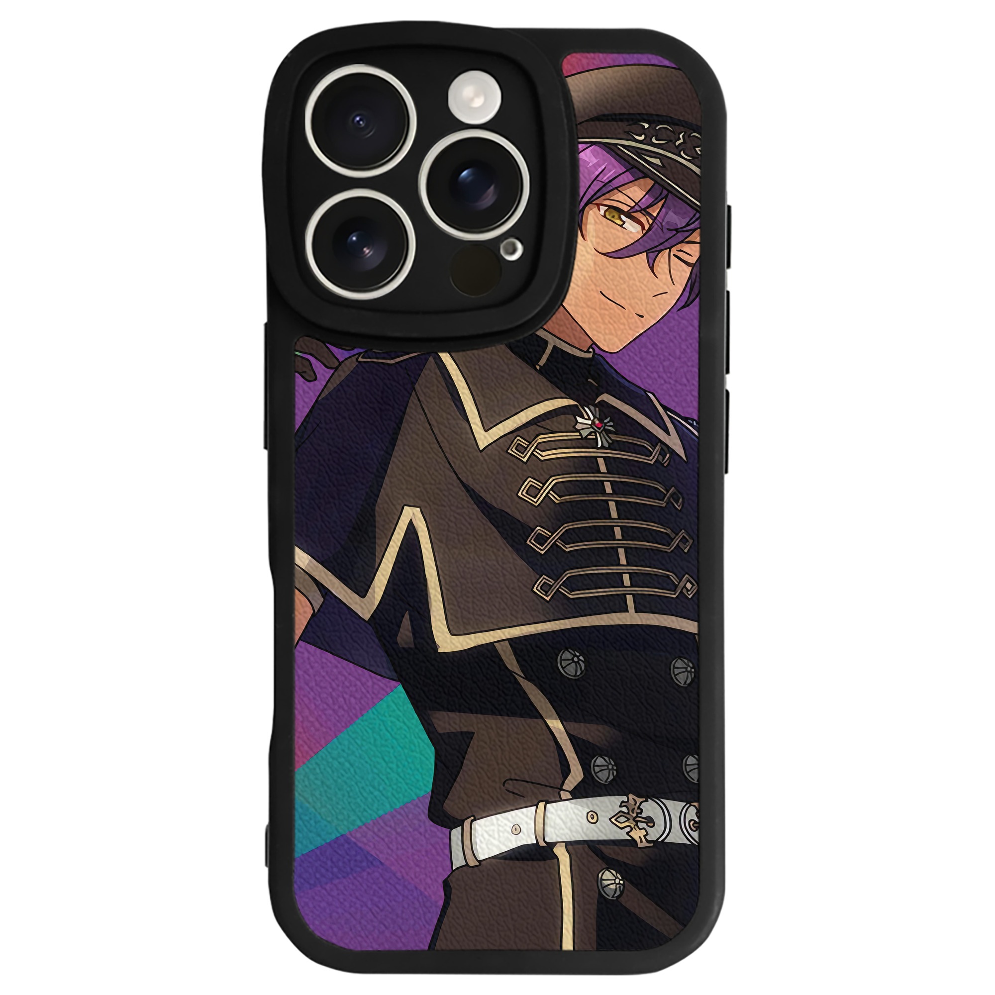 （画像用） あんさんぶるスターズ! Ensemble Stars 【iPhone 16シリーズ対応】シリコンスマホケース（レザー調） 材質：シリコン